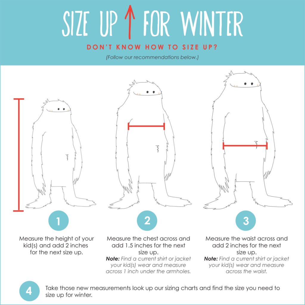 Kids sizing Guide