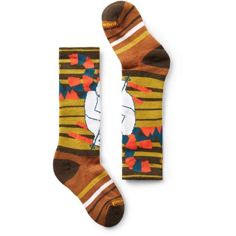 Kids Wintersport Full Cushion Yeti Pattern OTC Socks