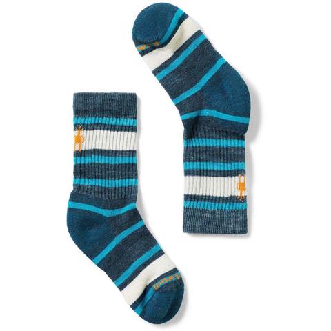 Kids' Hike Light Cushion Striped Crew Socks