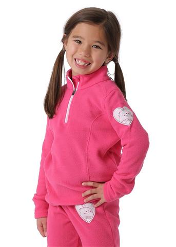 Junior Girls 1/4 Zip Fleece Top