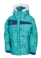 686 Mannual Gidget Puffy Jacket - Girl's - Seafoam Rings