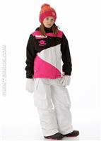 'Girls Julius Zig-Zag Insulated Jacket (Black) - Alt. View                                                                                                                                             