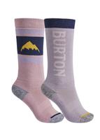 Kids Weekend Midweight Sock 2-Pack - Orchid Bouquet / Foxglove Violet - Youth Weekend Midweight Sock 2-Pack                                                                                                                   
