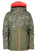 Girls Scarlet Insulated Jacket - Tiger Army Print - 686 Girls Scarlet Insulated Jacket - winterkids.mom                                                                                                   