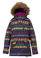 Girls Aubrey Parka Jacket - Figaro Stripe - Burton Girls Aubrey Parka Jacket - winterkids.mom                                                                                                     
