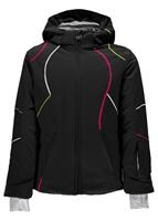 Girls Tresh Jacket - Black / White / Fresh - Spyder Girls Tresh Jacket - winterkids.mom                                                                                                            