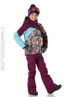Jr Girls Tabor Jacket - Vera Camo - Obermeyer Girls Tabor Jacket - winterkids.mom                                                                                                         