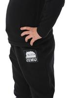 Junior Black Fleece Pant - Black - Zemu Junior Girls Black Fleece Pant - winterkids.mom                                                                                                  