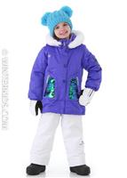 Toddler Girls Sparkle-Girl Jacket - Free Reign (19075) - Obermeyer Toddler Girls Sparkle-Girl Jacket - winterkids.mom                                                                                          