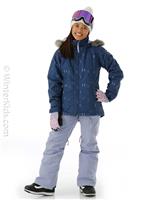 Girls Bennett Jacket - Chambray Stripe - Girl's Bennett Jacket                                                                                                                                 