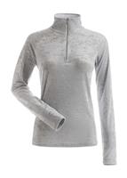 Women's Chloe Underwear Top - Cloud Grey - Nils Chloe Baselayer Top - WinterWomen.com                                                                                                            