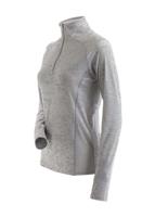 Women's Chloe Underwear Top - Cloud Grey - Nils Chloe Baselayer Top - WinterWomen.com                                                                                                            