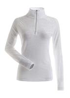 Women's Chloe Underwear Top - White - Nils Chloe Baselayer Top - WinterWomen.com                                                                                                            