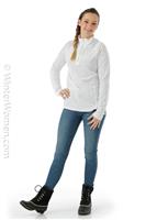 Women's Chloe Underwear Top - White - Nils Chloe Baselayer Top - WinterWomen.com                                                                                                            