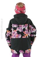 Presence Parka Girl Jacket - True Black Jorja (KVJ3) - Roxy Presence Parka Girl Jacket - WninterKids.com                                                                                                     