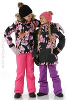 Presence Parka Girl Jacket - True Black Jorja (KVJ3) - Roxy Presence Parka Girl Jacket - WninterKids.com                                                                                                     