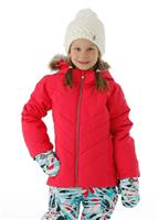 Girls Lola Jacket - Cerise - 2122_Spyder_GirlsLolaJacket_CeriseM                                                                                                                   