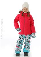Girls Lola Jacket - Cerise - 2122_Spyder_GirlsLolaJacket_CeriseM                                                                                                                   