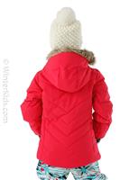 Girls Lola Jacket - Cerise - 2122_Spyder_GirlsLolaJacket_CeriseM                                                                                                                   