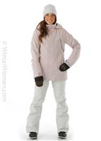 Women's Shrine Insulated Jacket - Hazey Pink - Volcom Women's Shrine Insulated Jacket - WinterWomen.com                                                                                              