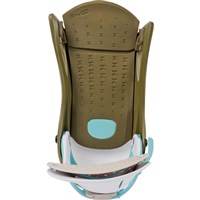 Men's Step On Genesis Snowboard Bindings - White / Dried Moss