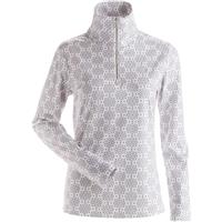 Women's Snowflake T Neck Underwear Top - White