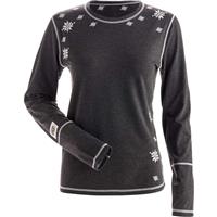 Women's Christy  Underwear Top - Charcoal / White Thread