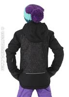 Columbia Mighty Mogul Jacket - Girl's - Black Diagonal Check
