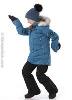 Girls Meghan Jacket - Slate The Facts (19166) - Obermeyer Girls Meghan Jacket - winterkids.mom                                                                                                        