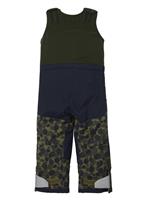 Boy's Vertical Insulated Bib Pant - Olive Aop - Helly Hansen Boys Vertical Insulated Bib Pant - winterkids.mom                                                                                        