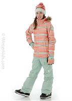 Girls Bennett Jacket - Pink Dahlia Scribble - Girl's Bennett Jacket                                                                                                                                 