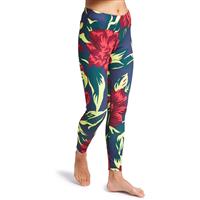 Women's Midweight Base Layer Pant - Hibiscus Pink Oversized Floral - Women's Midweight Base Layer Pant                                                                                                                     