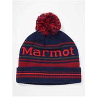 Retro Pom Hat - Arctic Navy / Brick - Retro Pom Hat - Wintermen.com                                                                                                                         