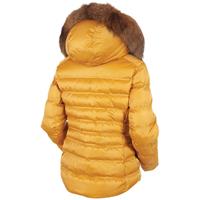 Women's Fiona Jacket with Real Fur - Golden Glow