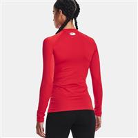 Women's ColdGear Authentics Crew - Red / Black
