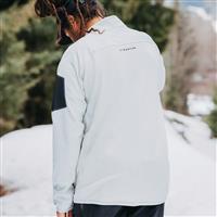 Men's [AK] Helium Power Grid™ Full-Zip Fleece - Gray Cloud