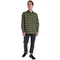 Men's Favorite Long Sleeve Flannel - Forest Moss Buffalo Plaid