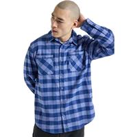 Men's Favorite Long Sleeve Flannel - Slate Blue Buffalo Plaid