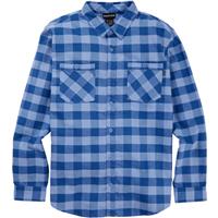Men's Favorite Long Sleeve Flannel - Slate Blue Buffalo Plaid