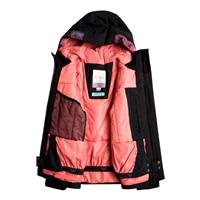 Girls Silverwinter Jacket - True Black Pansy Pansy (KVJ2)