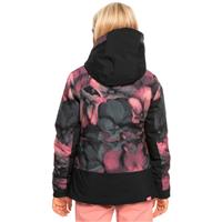 Girls Silverwinter Jacket - True Black Pansy Pansy (KVJ2)