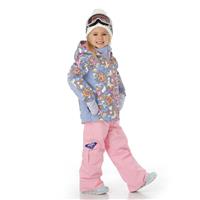 Toddler Girls Snowy Tale Jacket - Bright White Mountains Locals (WBB2)