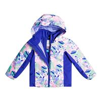 Toddler Girls Snowy Tale Jacket - Bright White Mountains Locals (WBB2)