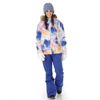 Women's Roxy Jet Ski Jacket - Bright White Pansy Pansy (WBB4)