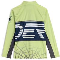 Boys Web 1/2 Zip - Lime Ice