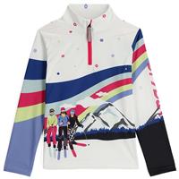 Girls Surface 1/2 Zip - White