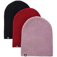 Recycled DND Beanie - 3 Pack - True Black / Sun Dried Tomato / Elderberry