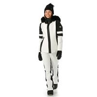 Women's Gstaad Faux Fur Parka - White / Black -                                                                                                                                                       