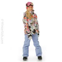 Girls Jetty Girl Jacket - True Black Tenderness (KVJ4) -                                                                                                                                                       