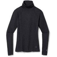 Women's Thermal Merino Rib Turtleneck - Charcoal Heather